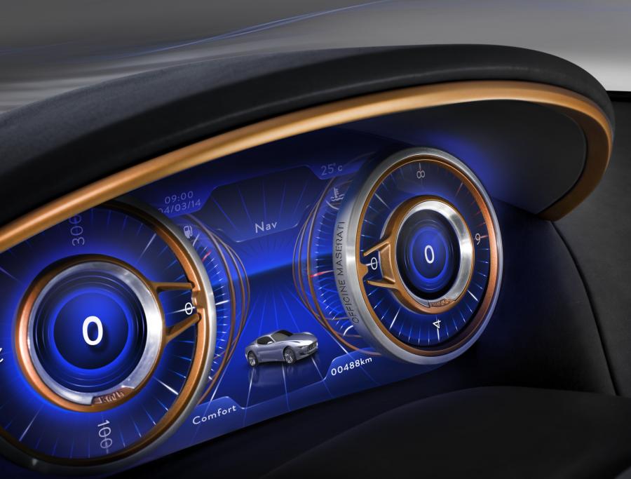 Панель приборов Maserati Alfieri Concept 2014 года  (фото 13 из 31)